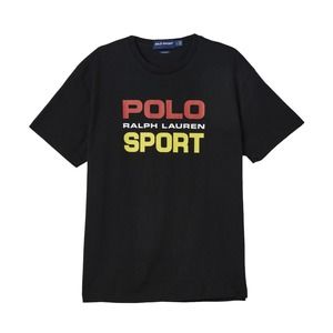 Polo Ralph Lauren POLO Sport T-Shirt Crew Classic Fit‎ Men Size Medium Black